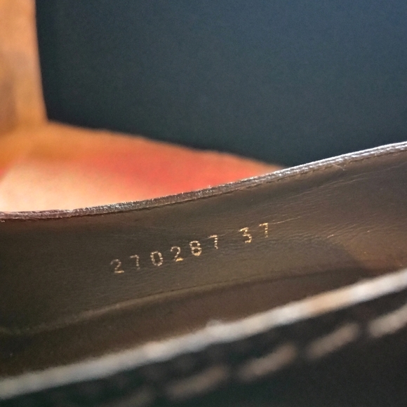 IOB Gucci Sadie Soft Winter Leaf Size 37 women's shoes - Picture 10 of 15